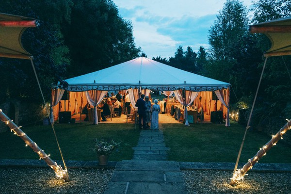 Marquee at night