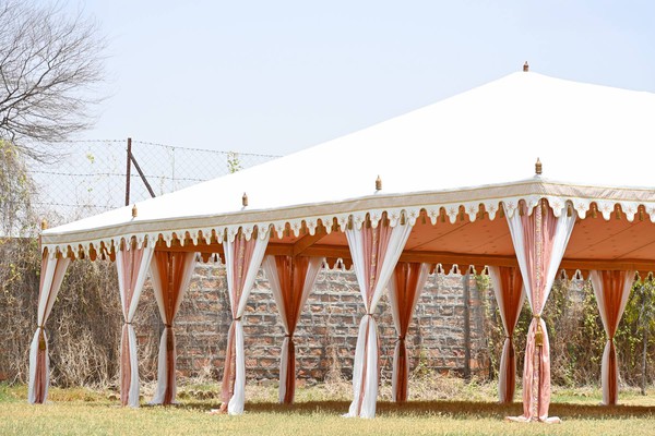 Summer marquee with open sides for sale