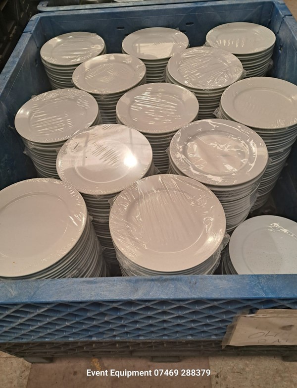 10" White Plates For Sale