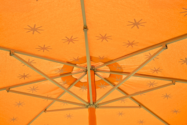 Metal frame parasole