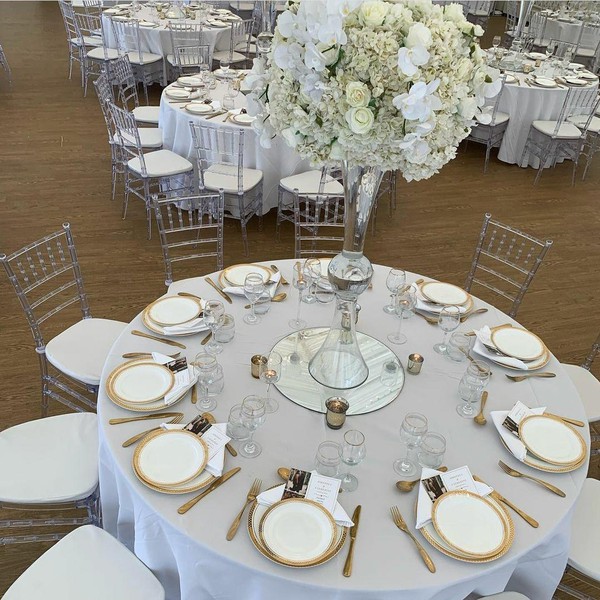 See through banqueting chairs