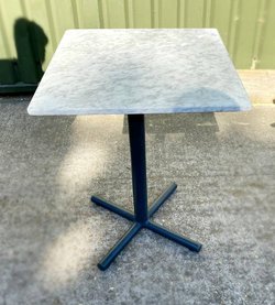 Square Marble dining / cafe tables for sale