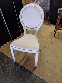 White Louis Chairs