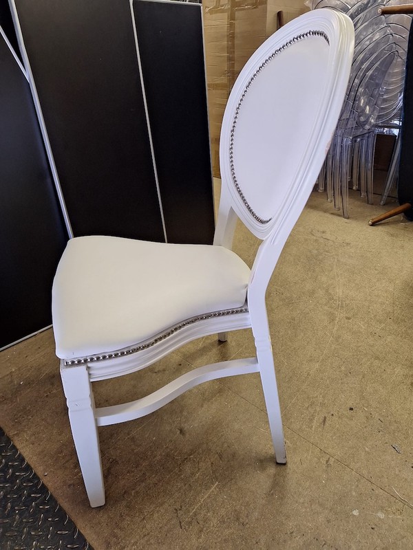 White Louis Event Chairs