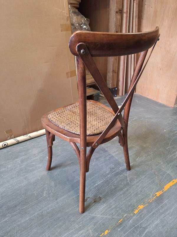 Dark Oak Crossback Chairs
