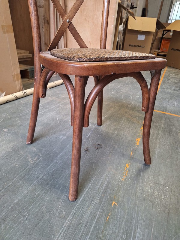 Dark Oak Crossback Event Chairs