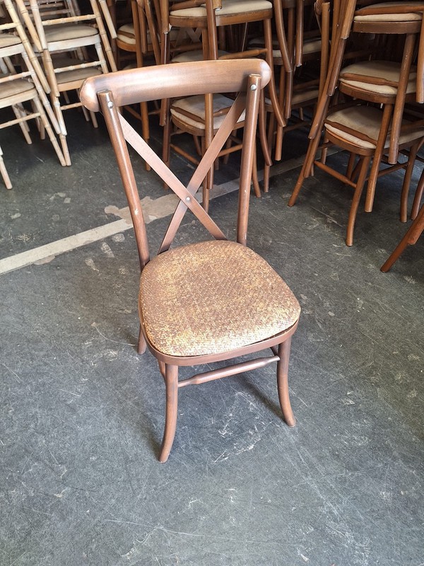 Antique Wash Crossback Chairs