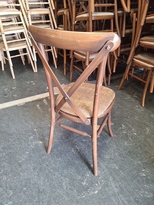 Antique Wash Crossback Events Chairs