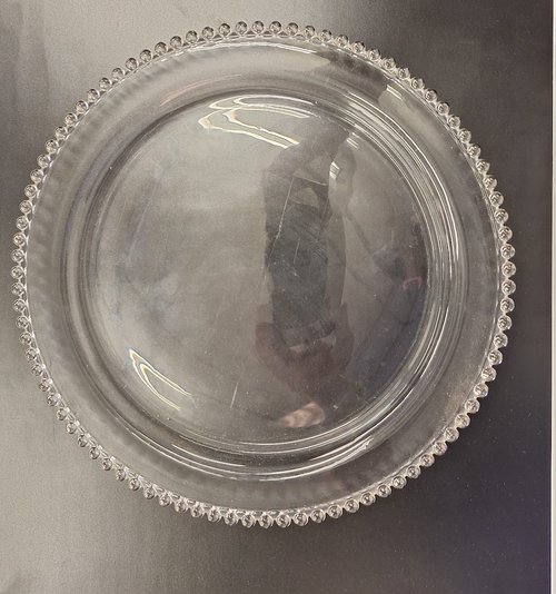 Sliver Beaded Charger Plates Sliver Beaded Charger Plates