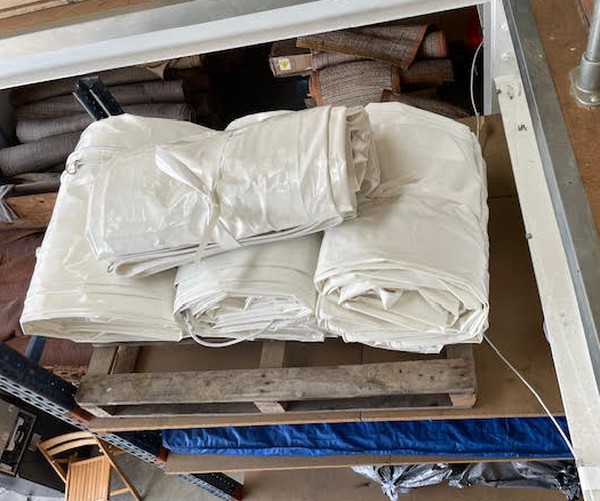 Secondhand PVC Marquee Roofs