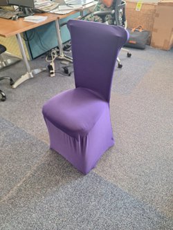 New Purple Chair Covers