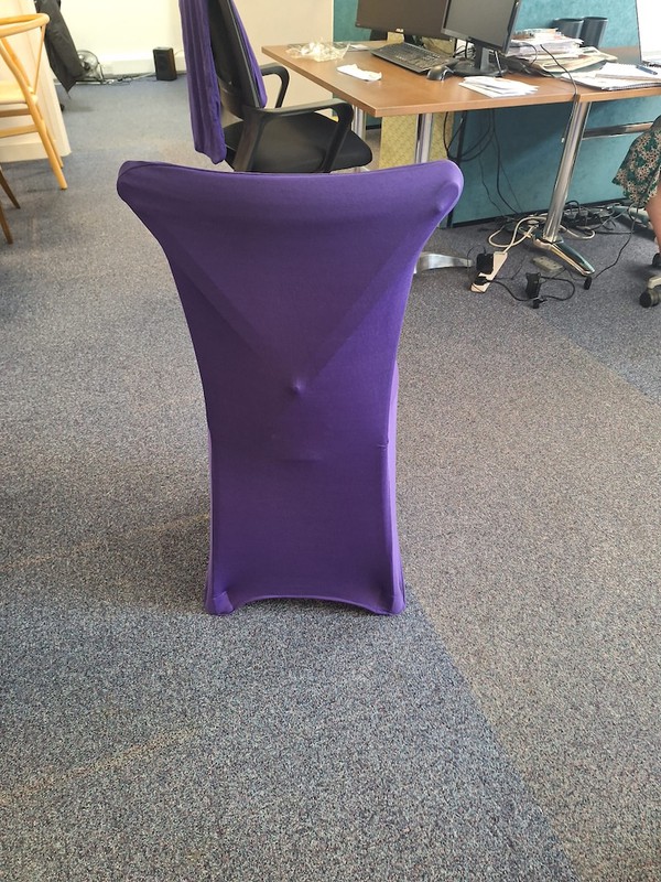 Purple Chair Covers for events