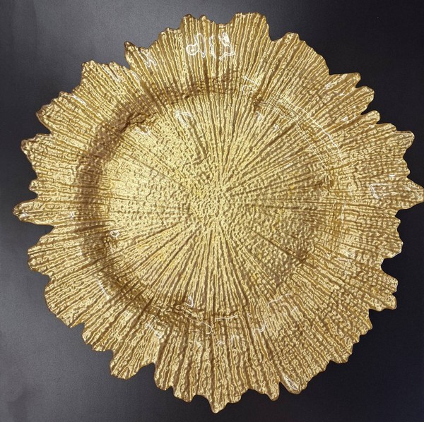 Gold charger plate for sale