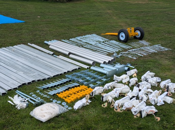 9m x 18m Pole Marquee