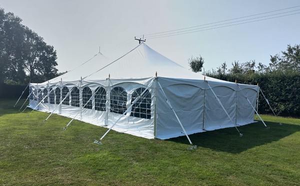 Secondhand 9m x 18m Traditional Marquee