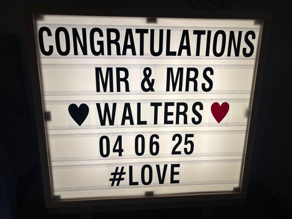 Light Box With Letters