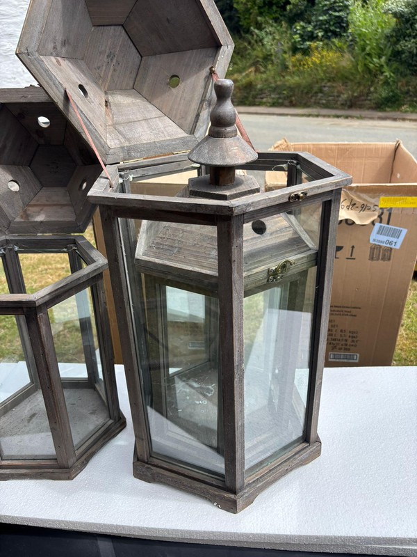 Secondhand 7x Rustic Lanterns