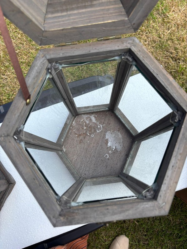 Wooden & Glass Lanterns