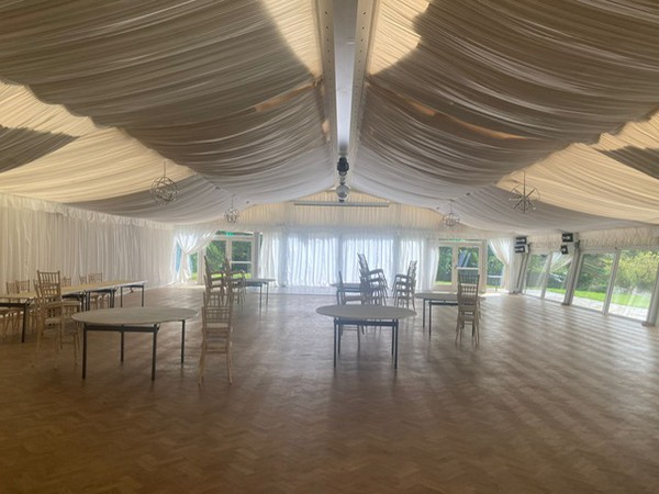 15m x 30m ballroom marquee
