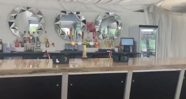Wedding venue bar
