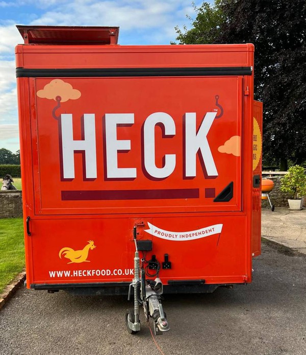16ft Seba catering trailer with retractable hitch