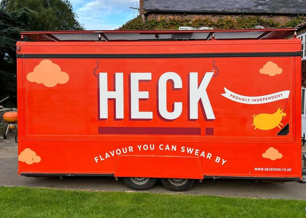 Branded catering trailer
