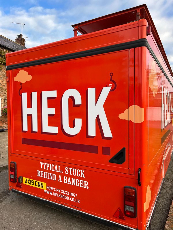 Heck - Typical stuck behind a banger!
