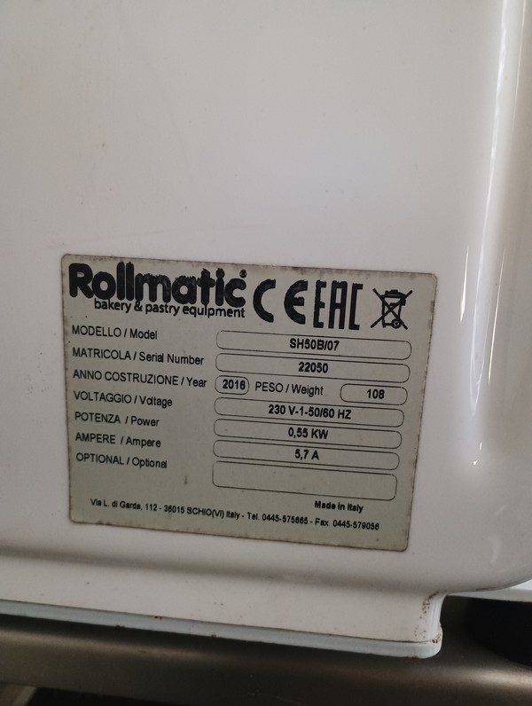Rollmatic Pastry Sheeter
