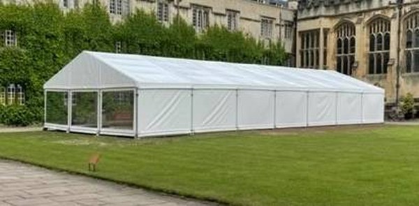 9m x 27m framed marquee for sale