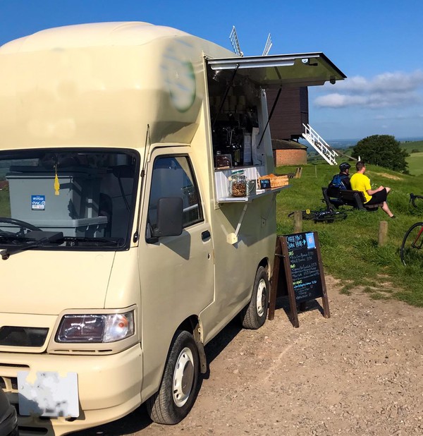 Mobile coffee van for sale
