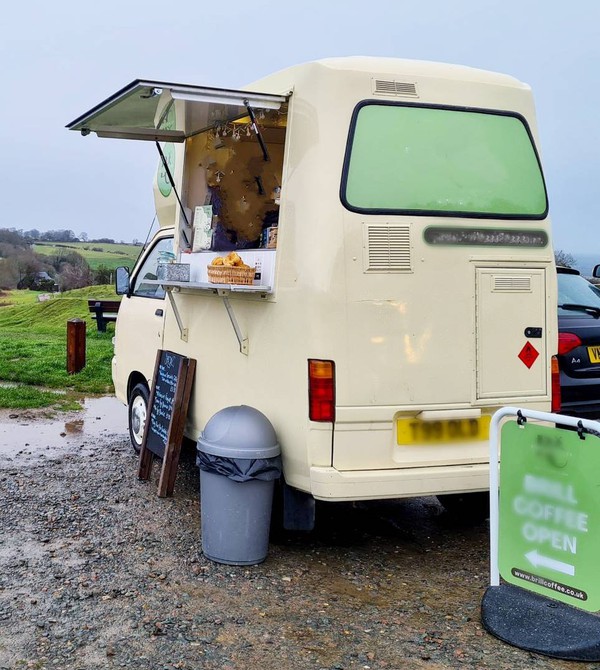Piaggio coffee van for sale