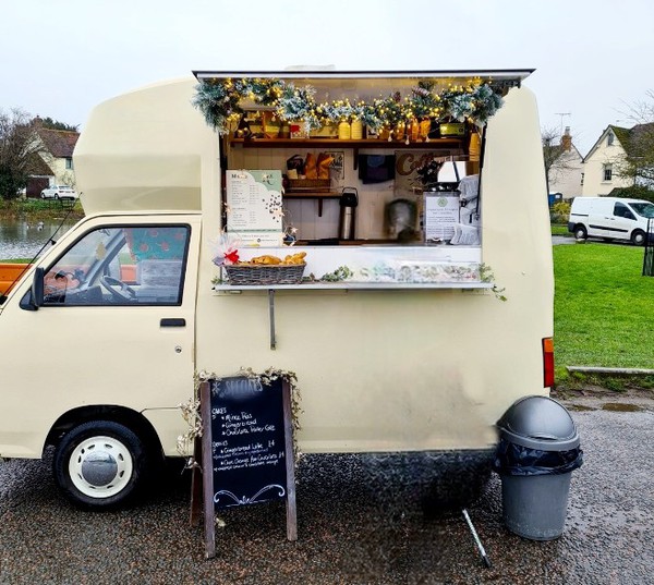 Used Piaggio coffee van