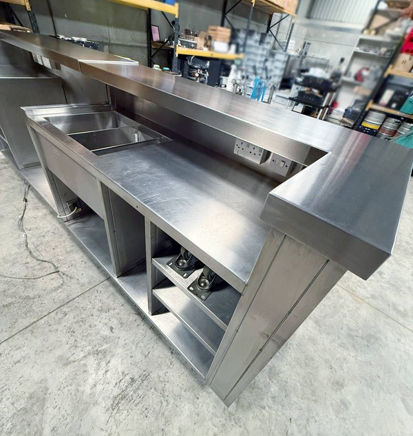 S / S bar counter for sale