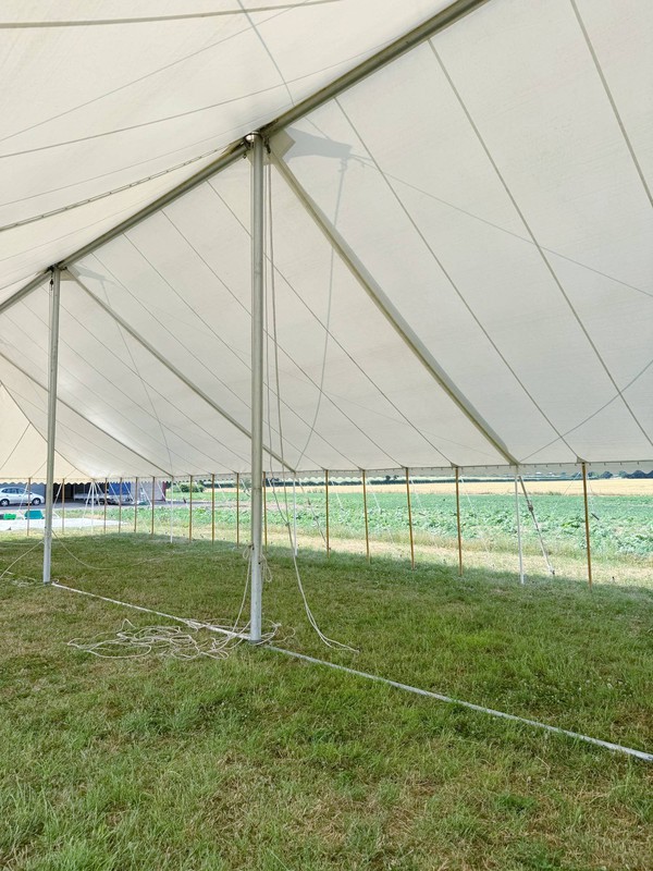 Traditional canvas marquee for sale