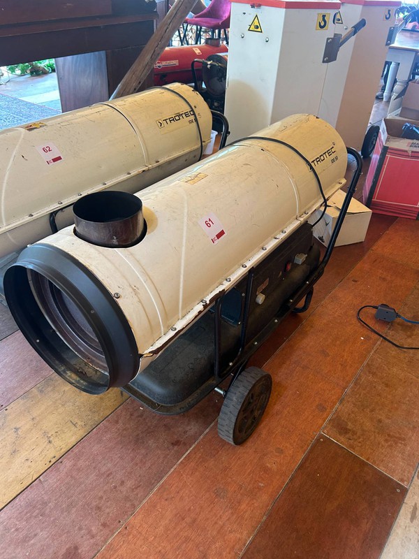 Indirect marquee heaters