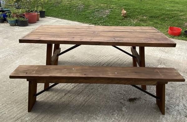 New Rustic Tables & Benches For Sale