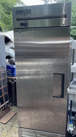 True Upright Single Door Fridge