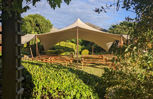 Used 10m x 10m Stretch Tent