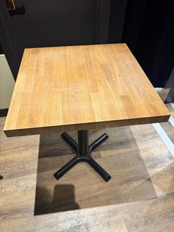 Oak cafe table for sale