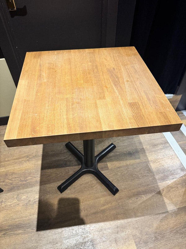 Oak cafe table for sale