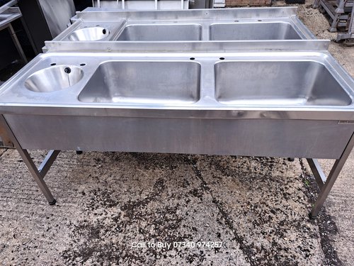 Double Sink with Hand Wash Bowl Double Sink with Hand Wash Bowl