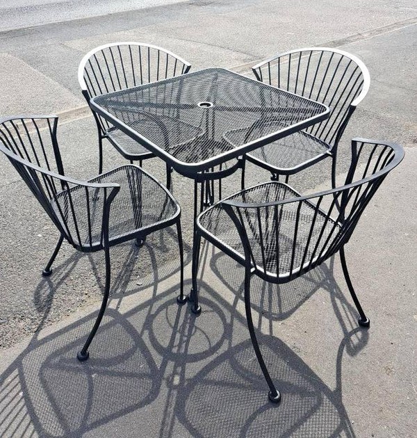 Secondhand Bistro Chairs and Tables For Sale