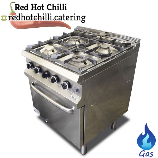 Gas 4 burner range cooker
