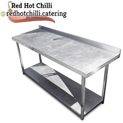 1.705m Stainless Steel Low Table