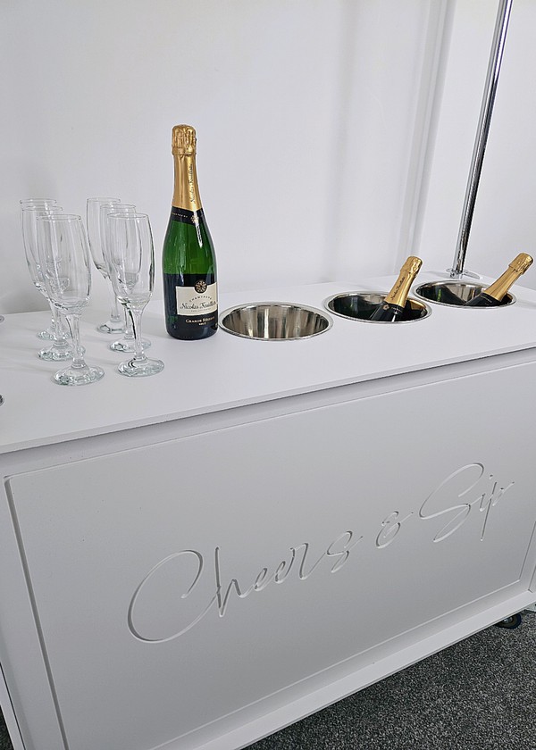 Secondhand Champagne and Prosecco Cart For Sale