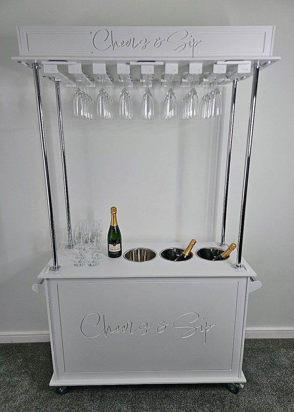 Secondhand Champagne and Prosecco Cart For Sale