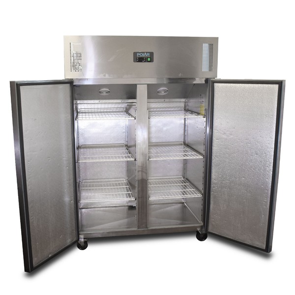 Big commercial double door fridge