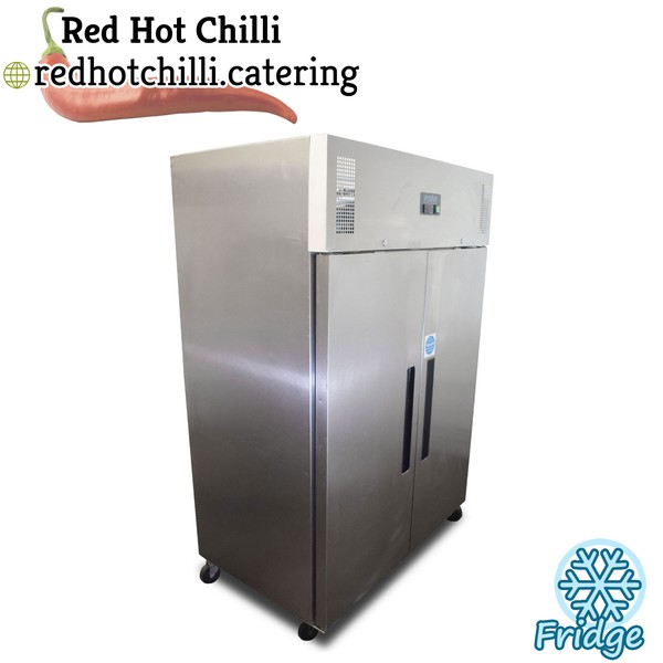 Large commercial double door fridge