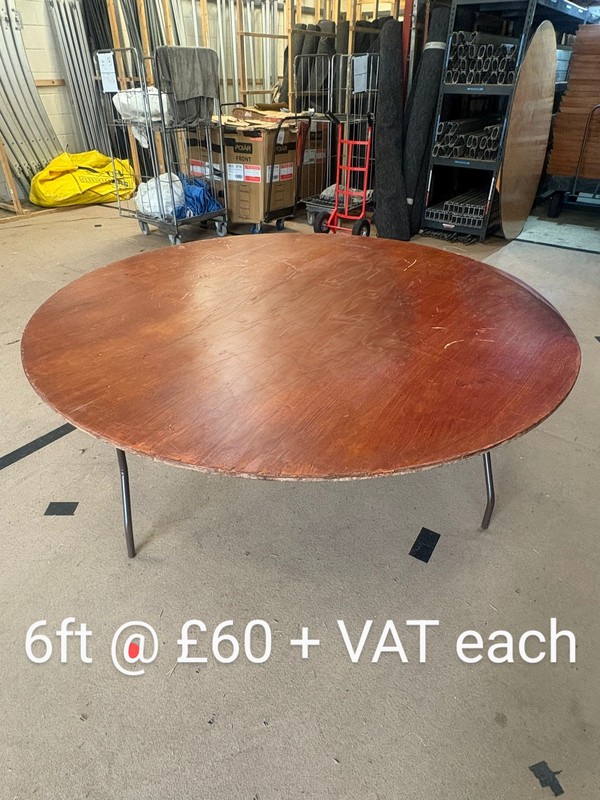 Round table 6ft for sale