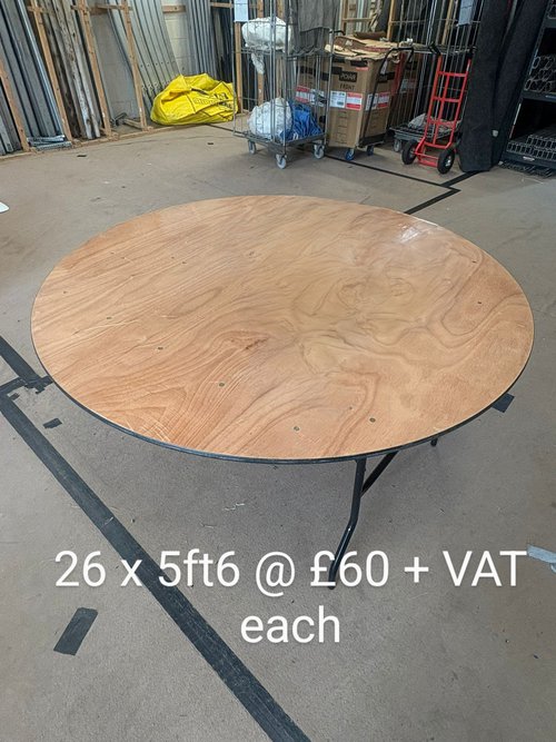 Plywood round folding tables for sale Plywood round folding tables for sale
